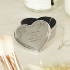 Personalised Floral Trinket Box