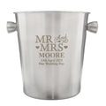 Personalised "Mr and Mrs" Ice Bucket
