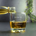 Personalised Text Whisky Tumbler