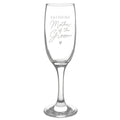 Personalised Mother of the Groom Glass Flute