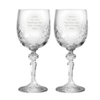 Personalised Crystal Wine Glasses