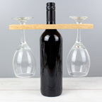 Personalised "Wine O'Clock" Glass & Bottle Butler