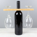 Personalised Glass & Wine Bottle Butler
