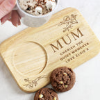 Personalised Wooden Coaster Tray