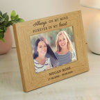 Personalised Memorial Wooden Photo Frame