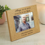 Personalised Memorial Wooden Photo Frame