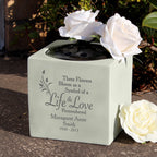Personalised In Loving Memory Vase