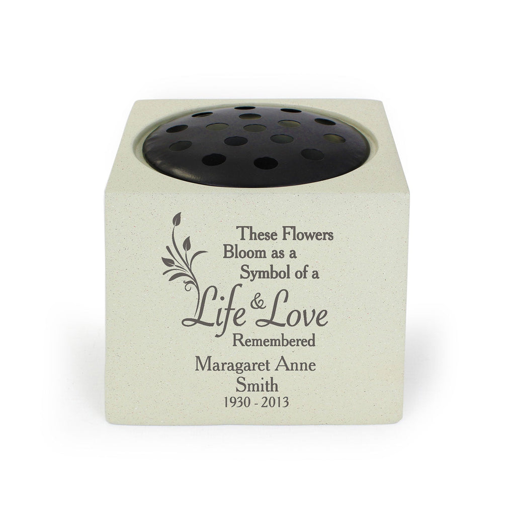 Personalised In Loving Memory Vase