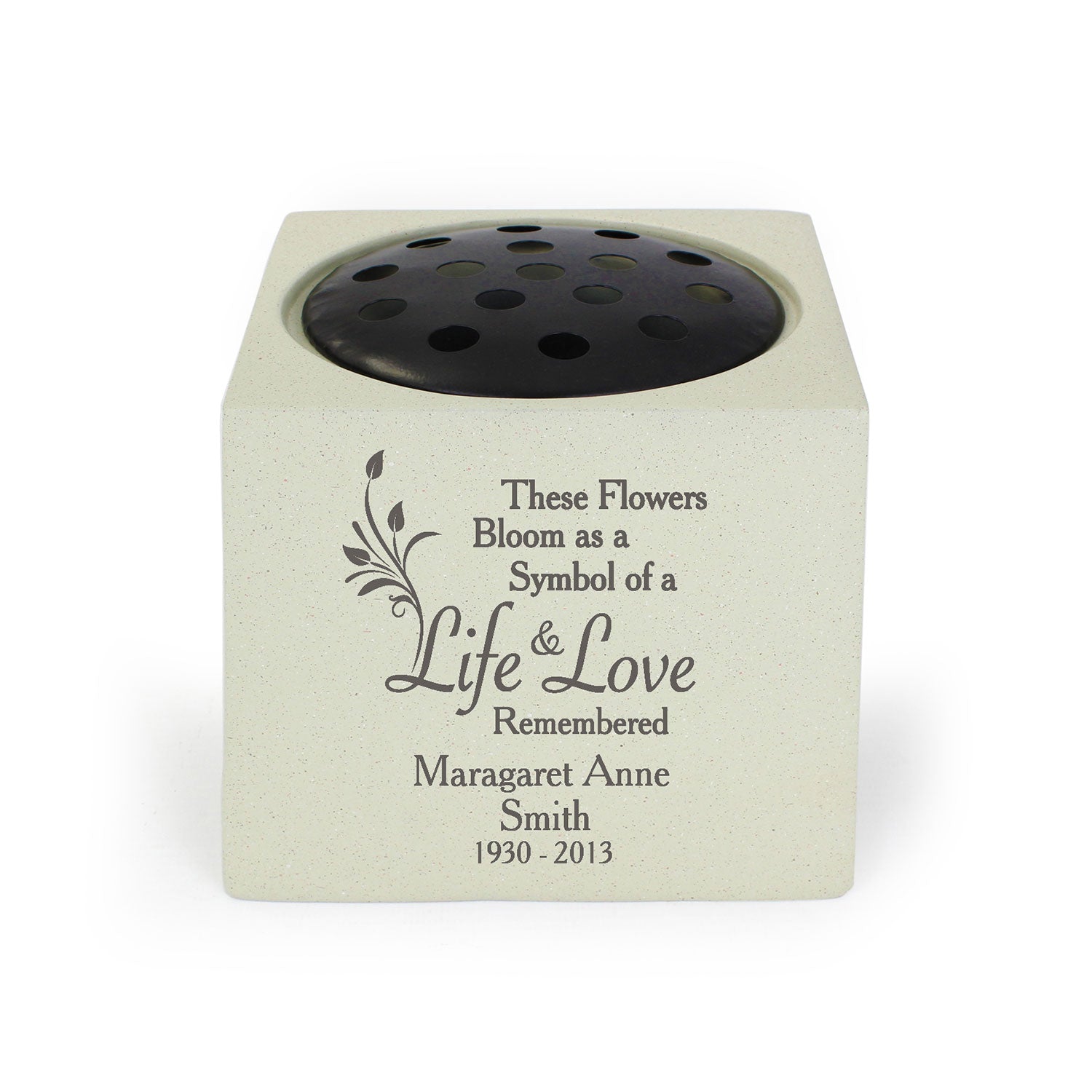Personalised In Loving Memory Vase