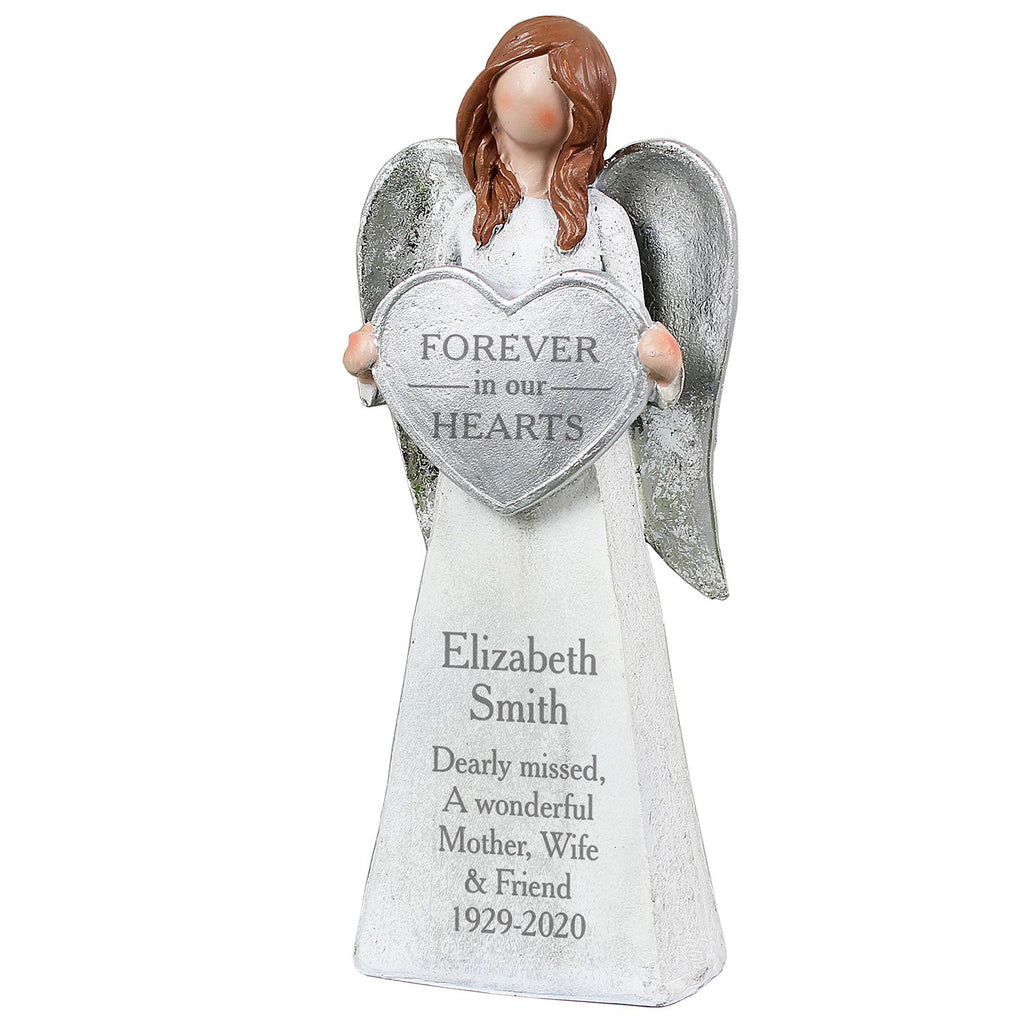Personalised "Forever in Our Hearts" Angel Ornament