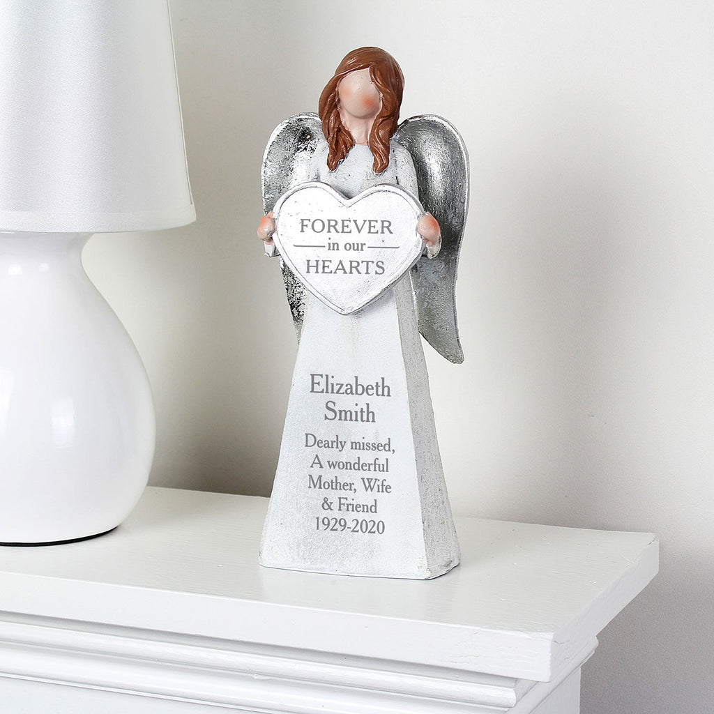 Personalised "Forever in Our Hearts" Angel Ornament