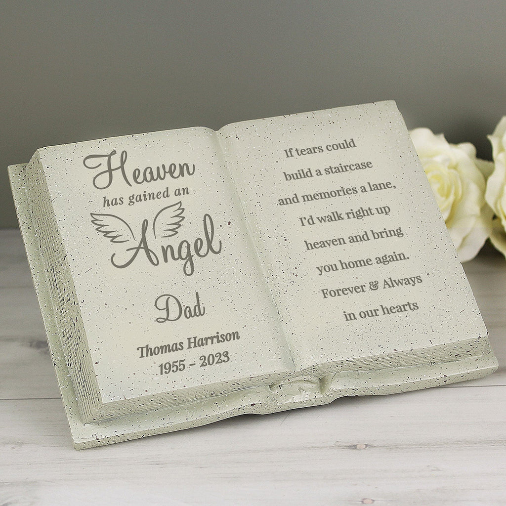 Personalised Memorial Book Ornament