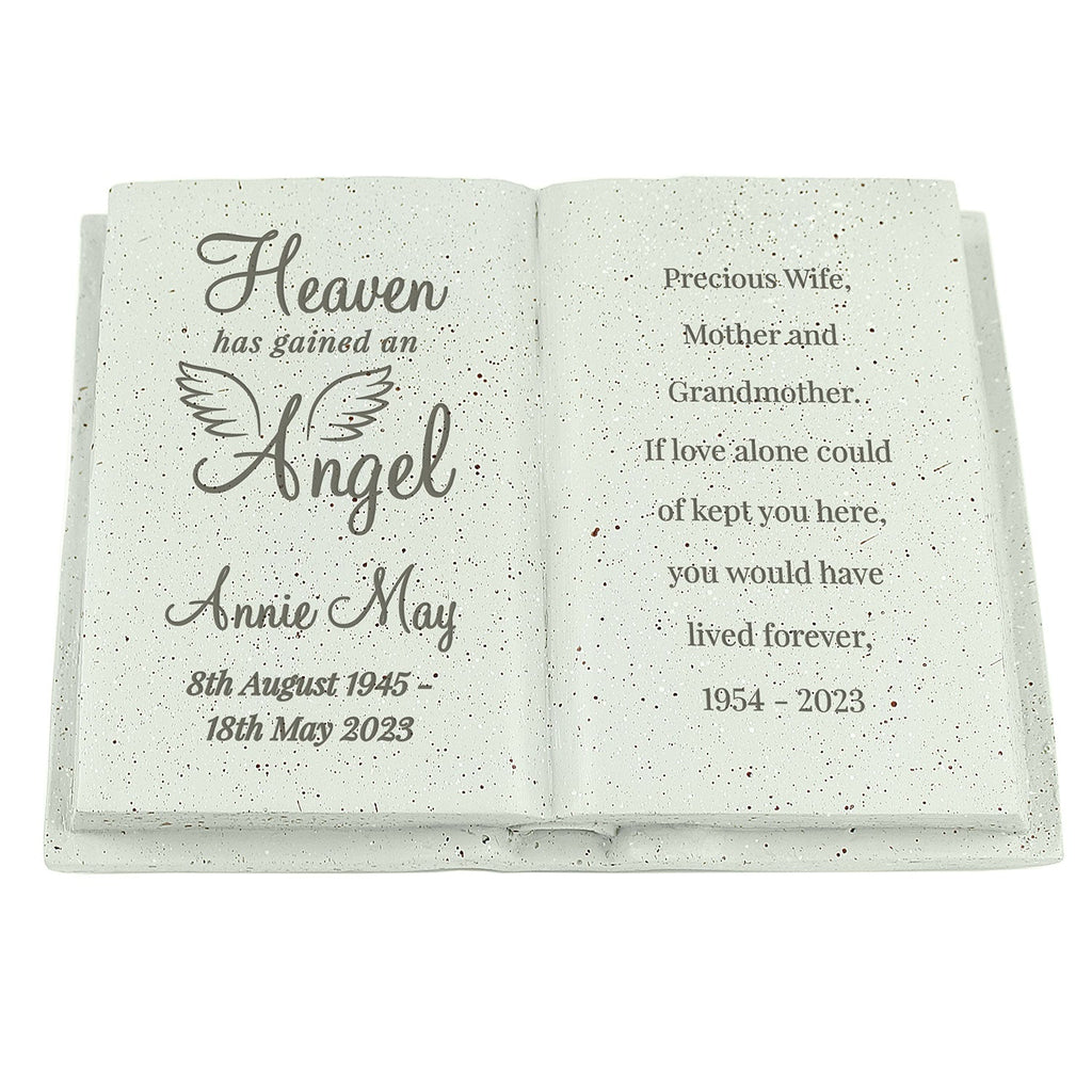 Personalised Memorial Book Ornament