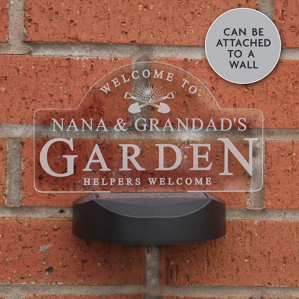 Personalised Garden Solar Light