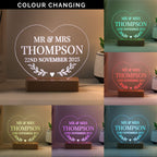 Personalised Heart Shape LED Light