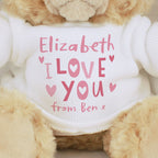 Personalised Love Teddy Bear