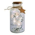 Personalised Botanical LED Glass Jar