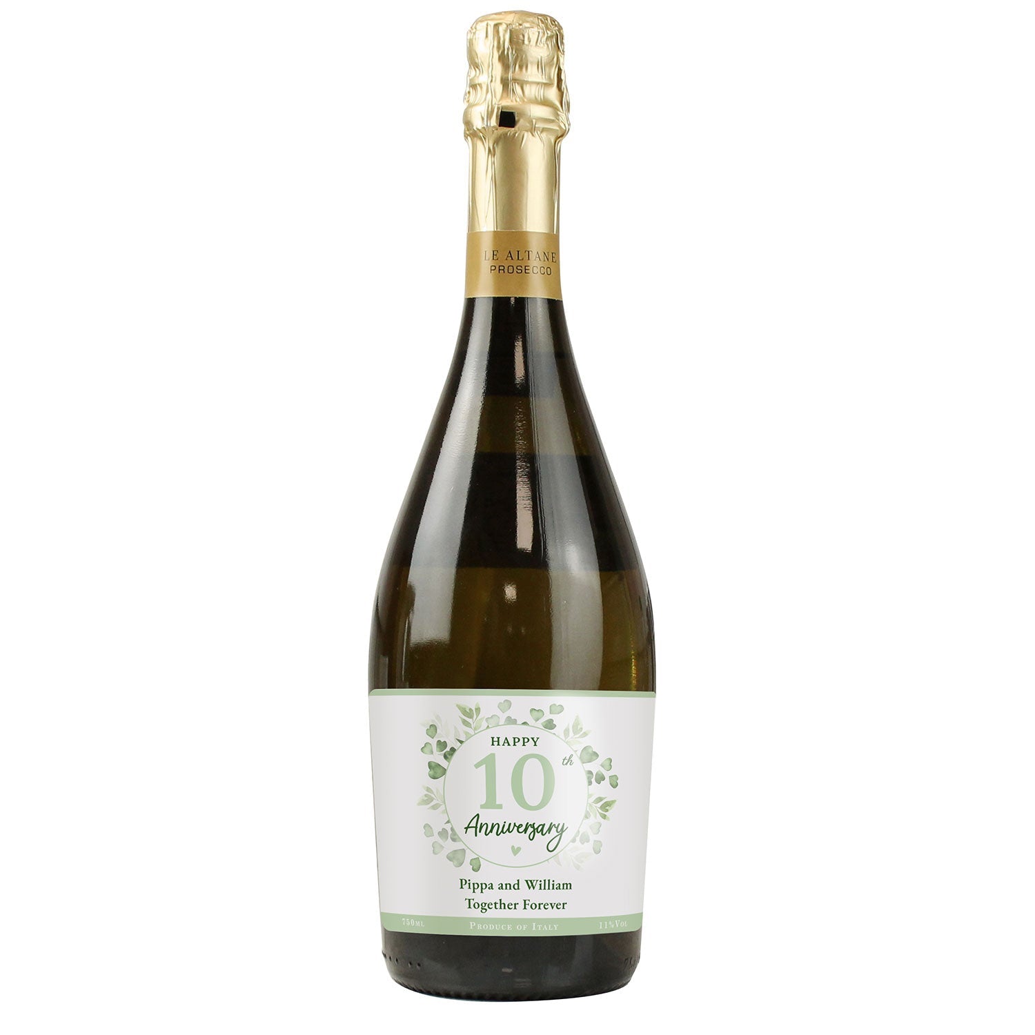 Personalised Anniversary Prosecco 750ml Bottle