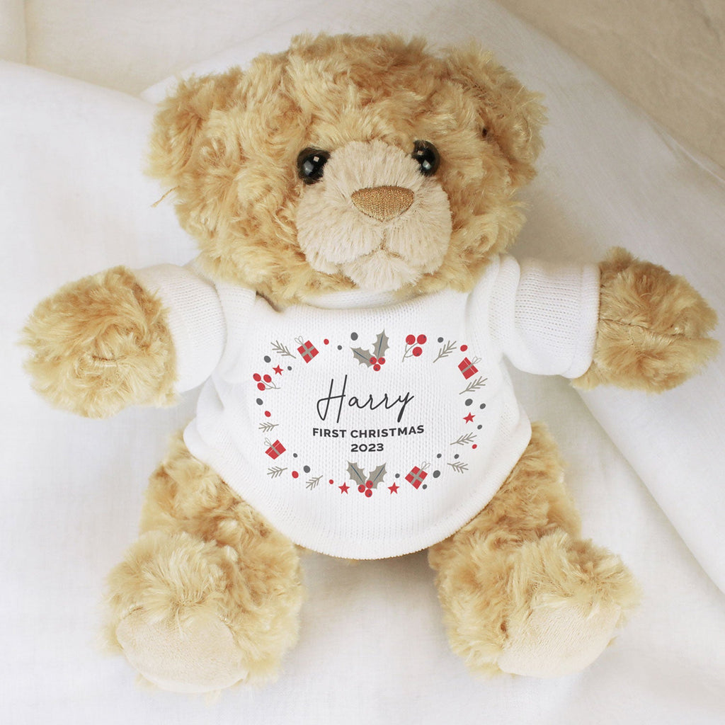 Personalised Christmas Teddy Bear