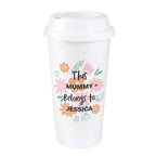 Personalised Floral Travel Mug