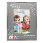 Personalised Diamante Glass Picture Frame