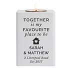 Personalised House Wooden Tealight Holder