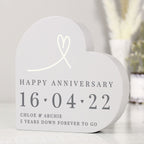 Personalised Date Heart Ornament