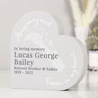Personalised Memorial Heart Ornament