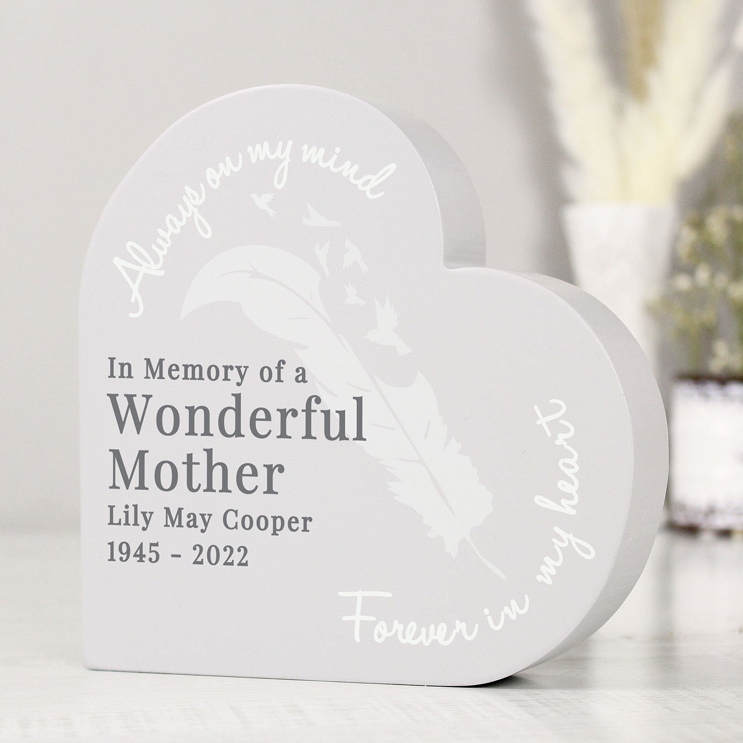 Personalised Memorial Heart Ornament