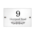 Personalised Acrylic House Sign