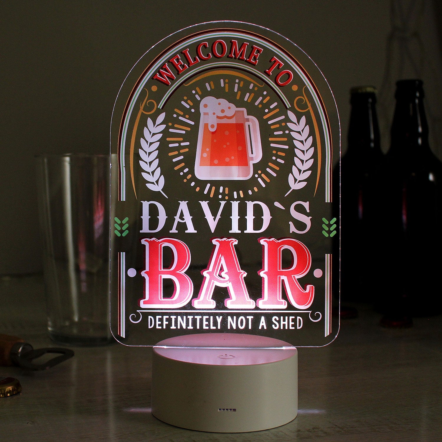 Personalised LED Bar Sign
