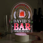 Personalised LED Bar Sign