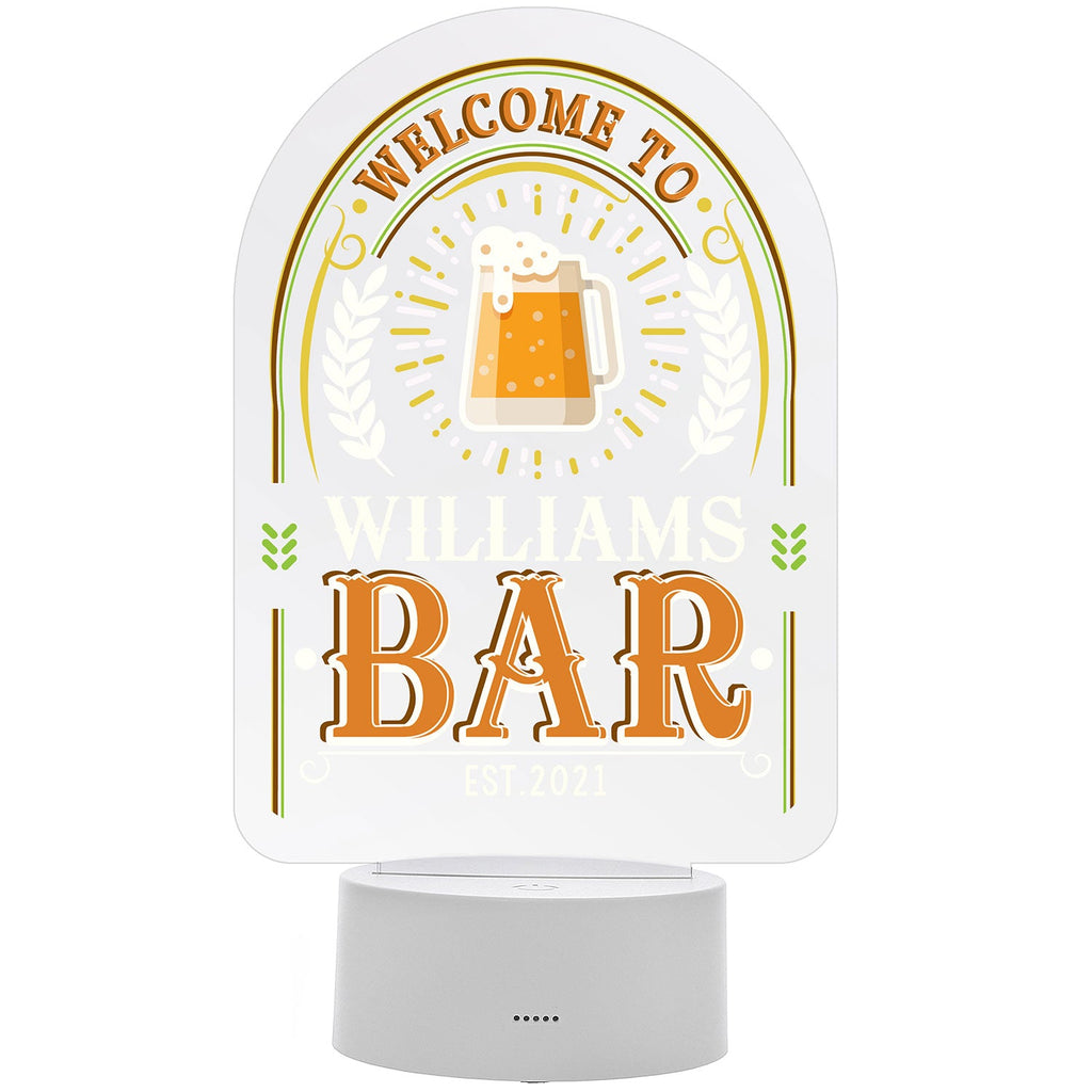Personalised LED Bar Sign