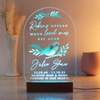 Personalised Robin Memorial LED Light