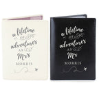 Personalised 'Lifetime of Adventures' Couples Passport Holders
