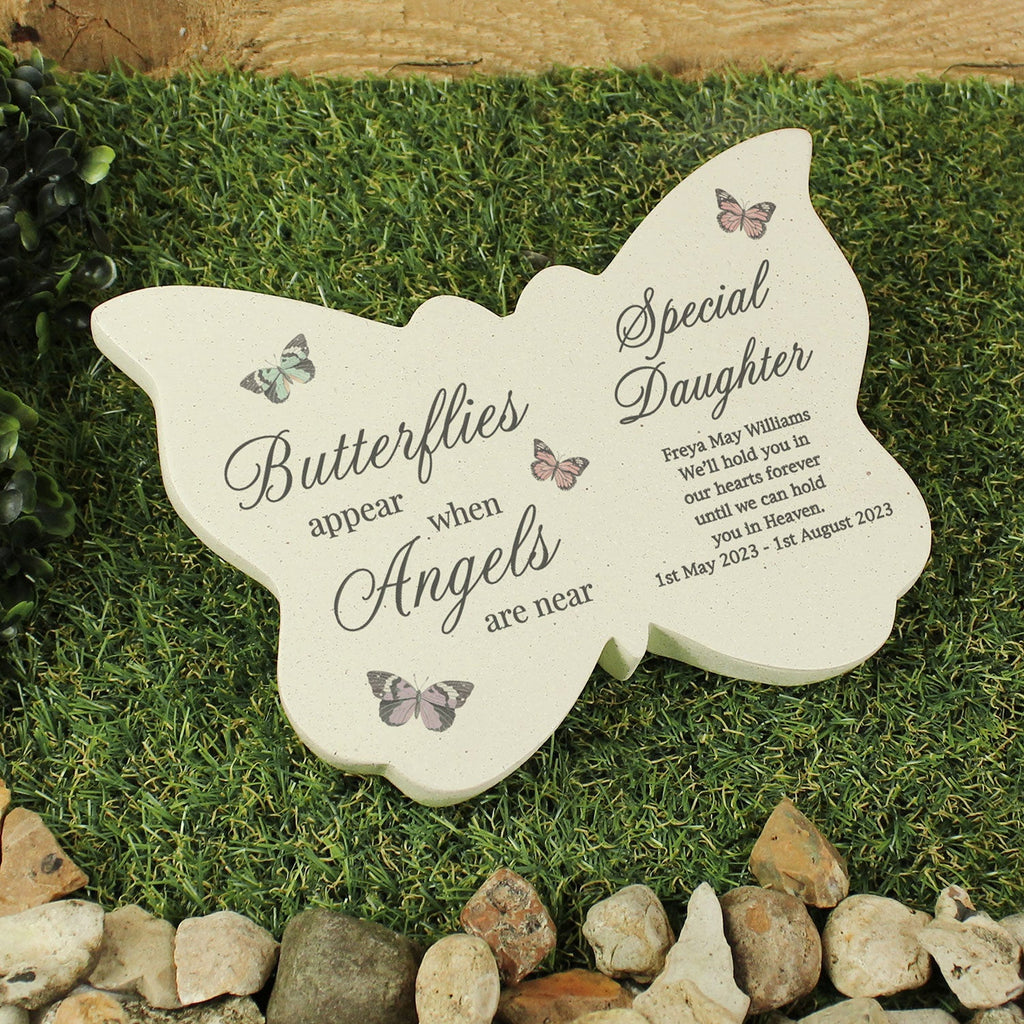 Personalised Memorial Resin Butterfly