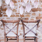 Acrylic Mr and Mrs Chair Signs- 5 Inner Pack