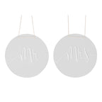 Acrylic Mr and Mrs Chair Signs- 5 Inner Pack
