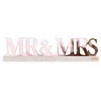 Rose Gold Acrylic Mr and Mrs Sign- 5 Inner Pack