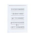 White Wooden Letter Board- 5 Inner Pack