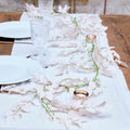 Pink Ruscus and Green Foliage Garland