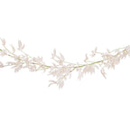 Pink Ruscus and Green Foliage Garland