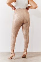 Gold Premium Sequin Leggings