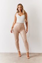 Gold Premium Sequin Leggings