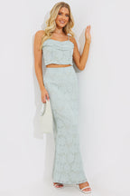 Jacquard Co-Ord Maxi Skirt