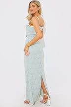 Jacquard Co-Ord Maxi Skirt