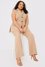 Flared Tailored Trousers
