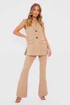 Flared Tailored Trousers