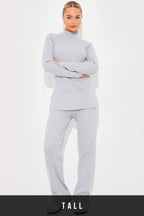 Rib Knitted Co Ord Trouser