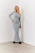 Fluffy Rib Co-Ord Knitted Jumper